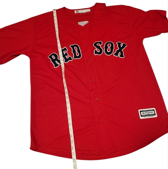 Red Sox Brock Holt MLB Baseball Boston Jersey Majestic Cool Base #12 Men's XL - Picture 4 of 9